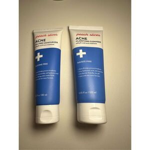 Peach Slices Acne Oil-Free Moisturizer 120ml+ Acne Clarifying Cleanser 80ml